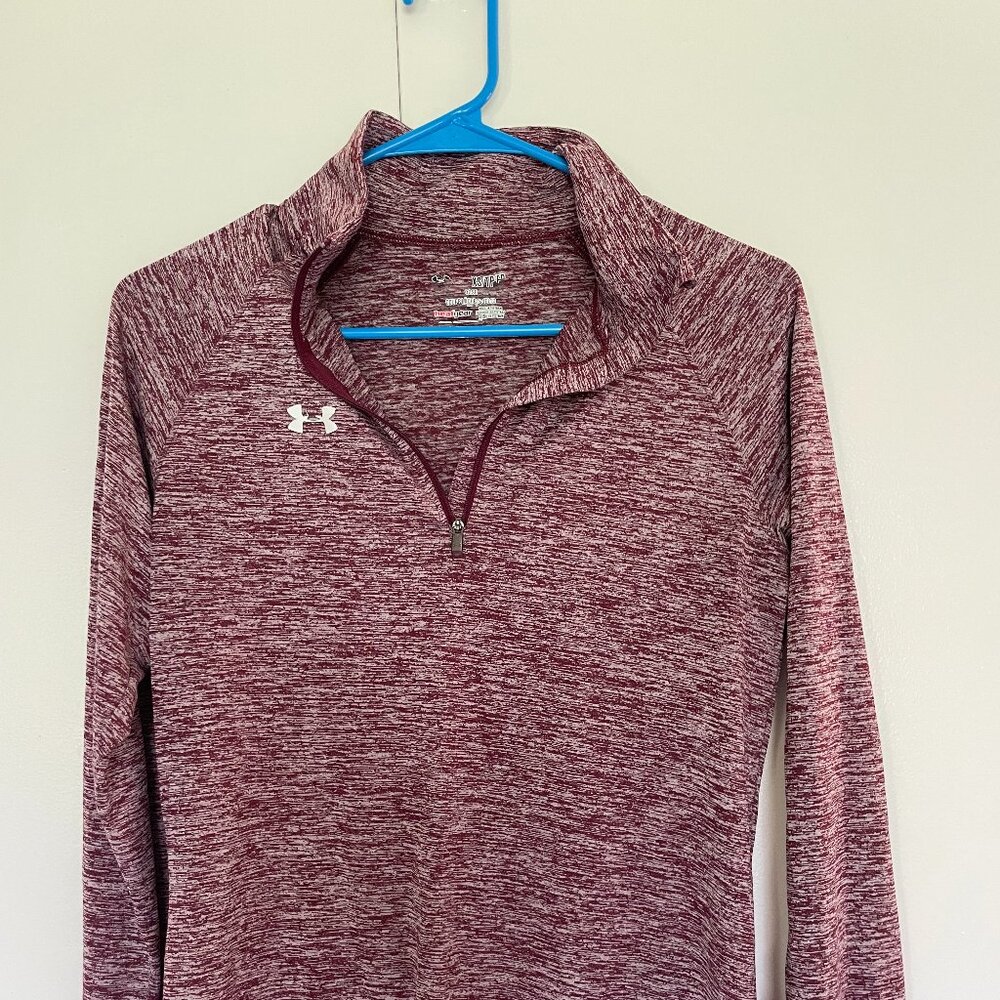 Under Armour Heather Purple Workout Shirt Size XS